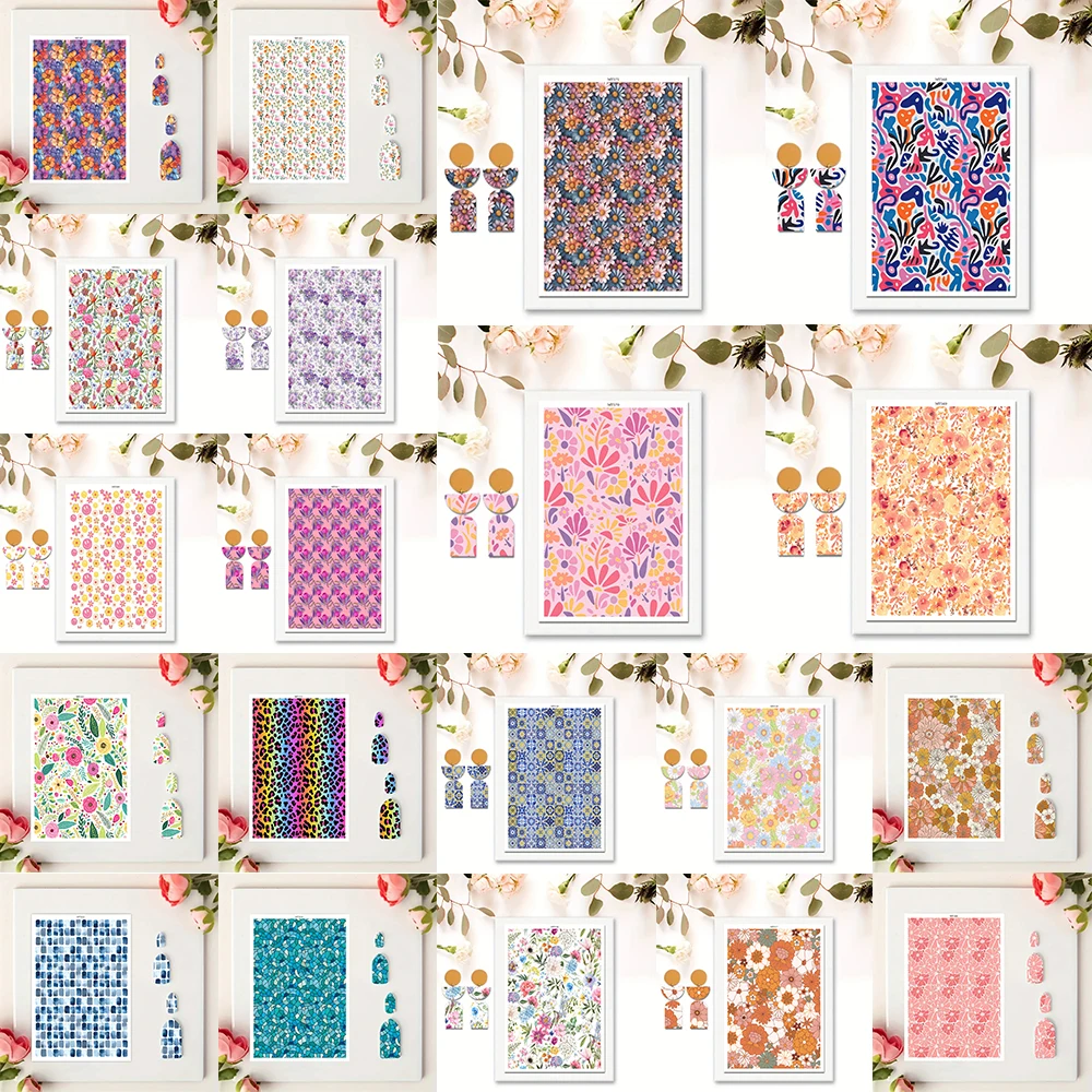 Leopard Print Beijing Opera Face Changing Leaves Floral Soft Ceramic Earrings Water Transfer Paper Sticker For Jewelry Making
Leopard Print Beijing Opera Face Changing Leaves Floral Soft Ceramic Earrings Water Transfer Paper Sticker For Jewelry Making
