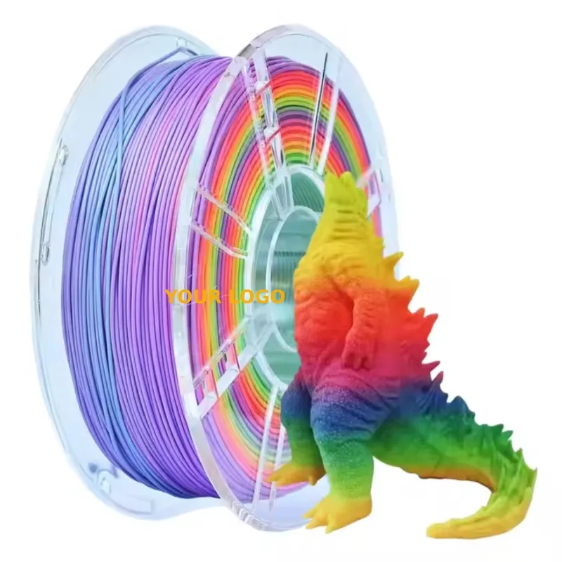 Creat3D Rainbow PLA 3D Filament 1.75mm Multi-color PLA 3D Printer Filament 1kg/roll Color Change Rainbow PLA Filament
Creat3D Rainbow PLA 3D Filament 1.75mm Multi-color PLA 3D Printer Filament 1kg/roll Color Change Rainbow PLA Filament