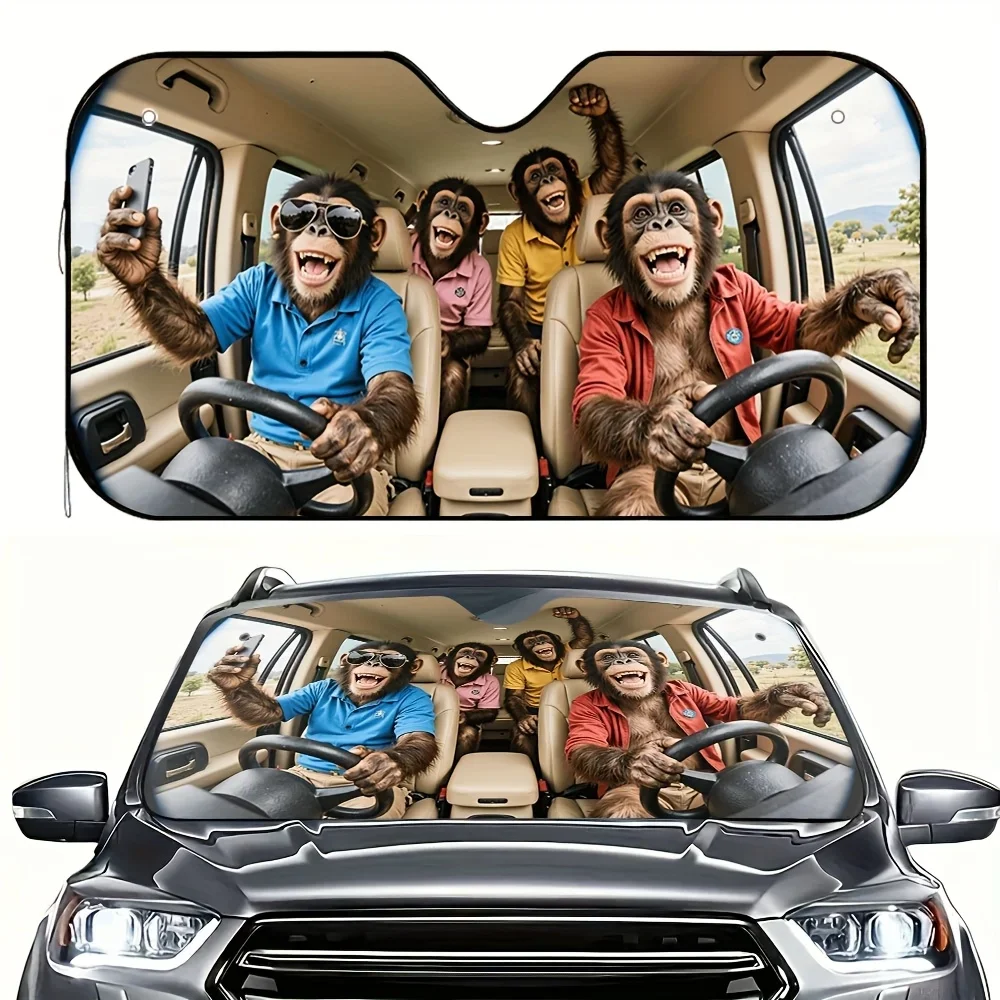 Chimp Monkey Design Parasol para automóvil plegable, mantiene su automóvil fresco, diseño que ahorra espacio Fácil instalación
Chimp Monkey Design Parasol para automóvil plegable, mantiene su automóvil fresco, diseño que ahorra espacio Fácil instalación