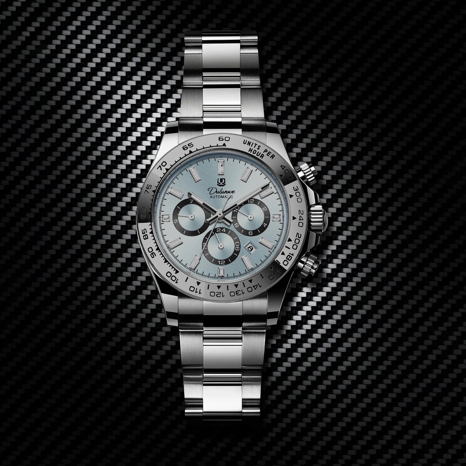 Мужские часы Dulunwe с автоматическим механическим механизмом, спортивный хронограф, водонепроницаемость 30 м
Мужские часы Dulunwe с автоматическим механическим механизмом, спортивный хронограф, водонепроницаемость 30 м