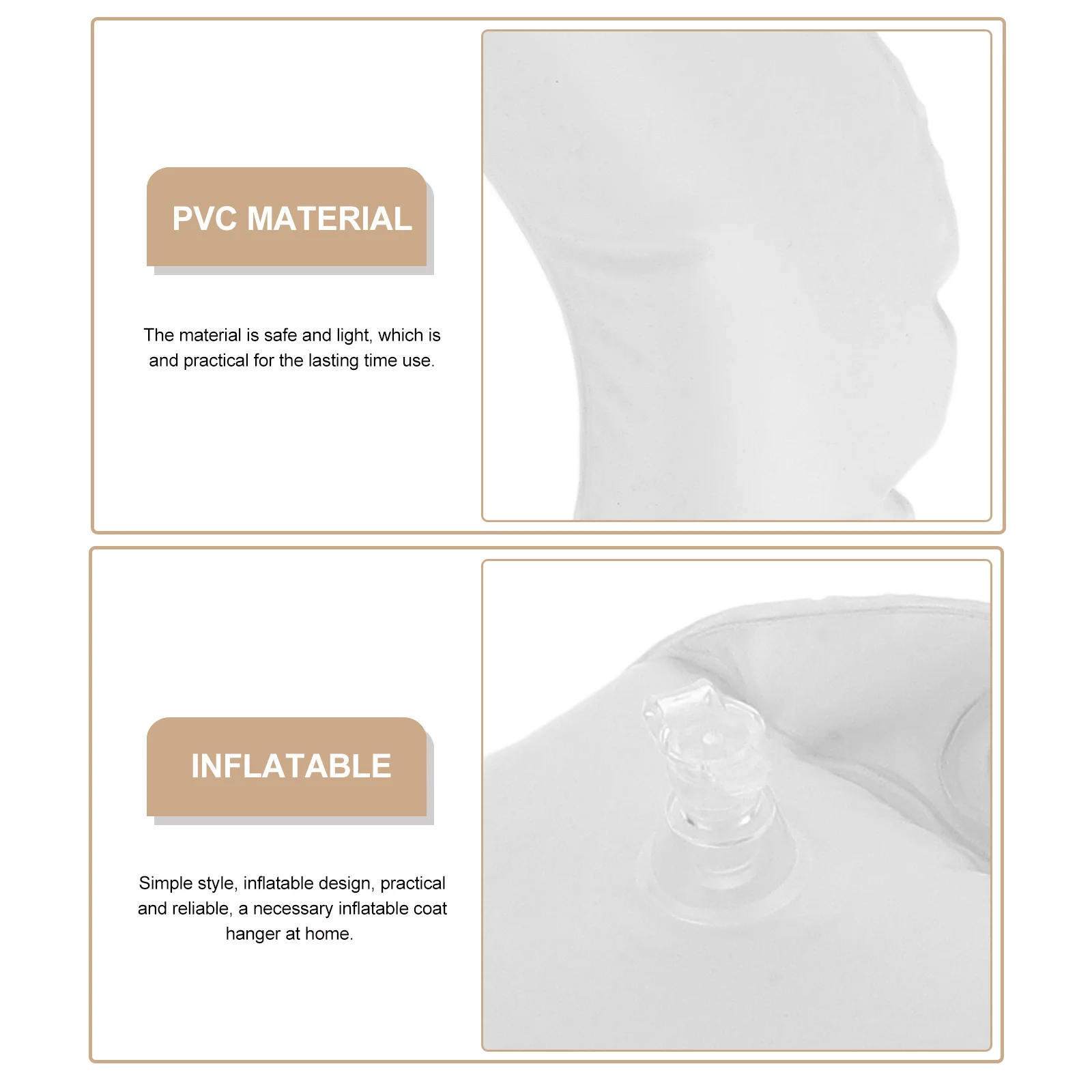 3Pcs Inflatable Coat Hanger Strong Wear Resistant Design for Home Laundry Drying Hanger Compact Storage Solution
3Pcs Inflatable Coat Hanger Strong Wear Resistant Design for Home Laundry Drying Hanger Compact Storage Solution