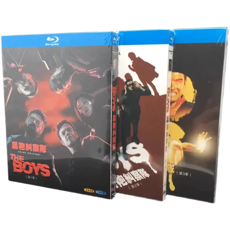 BD Blu-ray American TV Series Black Robe Picket Seasons 1–4 The Boys Complete Edition 9-Disc Box
BD Blu-ray American TV Series Black Robe Picket Seasons 1–4 The Boys Complete Edition 9-Disc Box