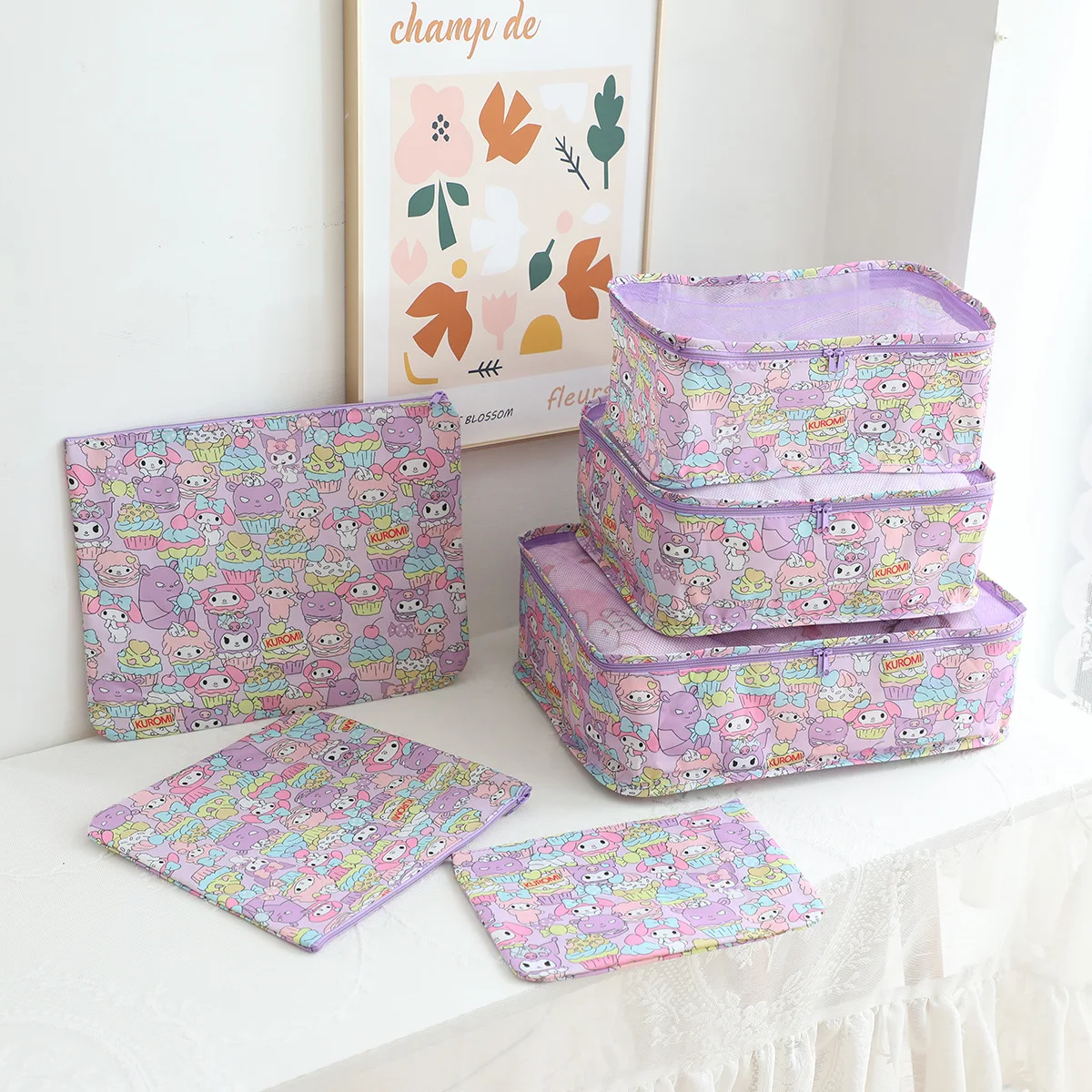 Cute Cartoon Melokumi Waterproof Travel Storage 6-piece Set - Travel Storage Kit - Classification Organizing Bags
Cute Cartoon Melokumi Waterproof Travel Storage 6-piece Set - Travel Storage Kit - Classification Organizing Bags