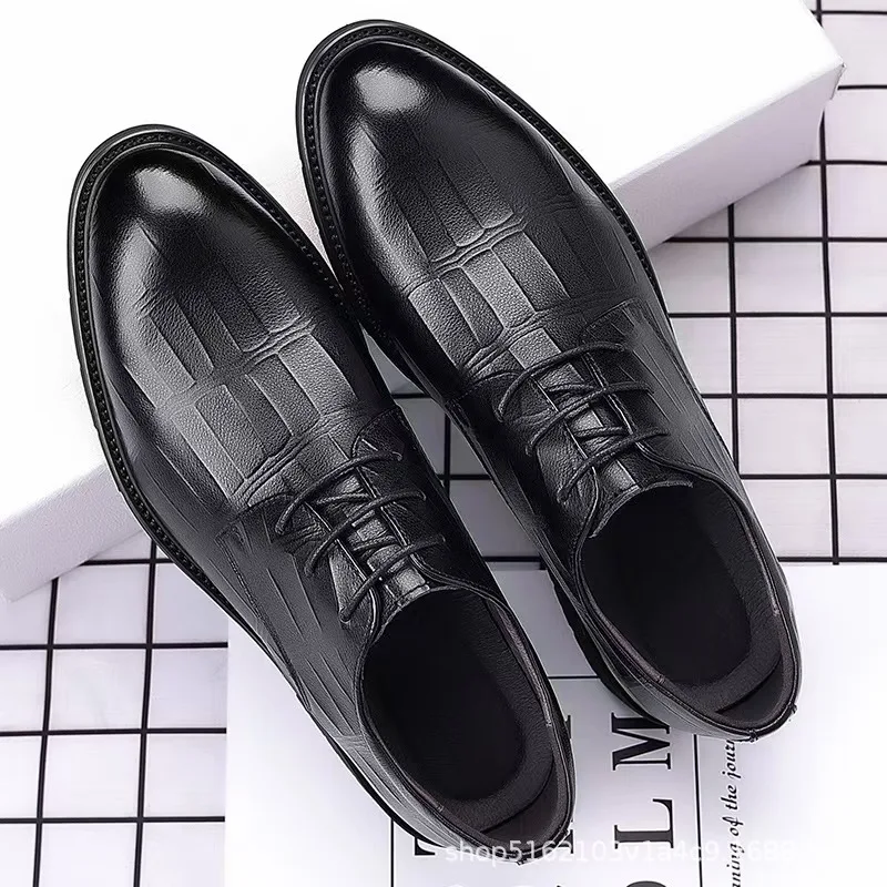 Spring and Autumn Lace Up Business Formal Leather Shoes for Men, Comfortable Single Shoes for Men, Casual Leather Shoes for Men
Spring and Autumn Lace Up Business Formal Leather Shoes for Men, Comfortable Single Shoes for Men, Casual Leather Shoes for Men