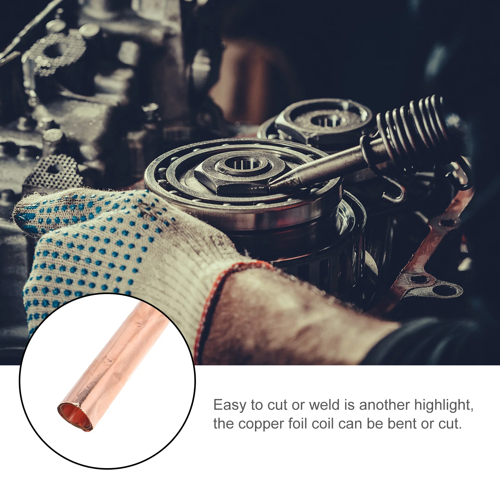 2 Rolls Copper Sheet 0.01mm Thickness Pure Copper Foil Plate for Crafts Electrical Repair Jewelry Metal Sheet Craft Metal Sheets
2 Rolls Copper Sheet 0.01mm Thickness Pure Copper Foil Plate for Crafts Electrical Repair Jewelry Metal Sheet Craft Metal Sheets