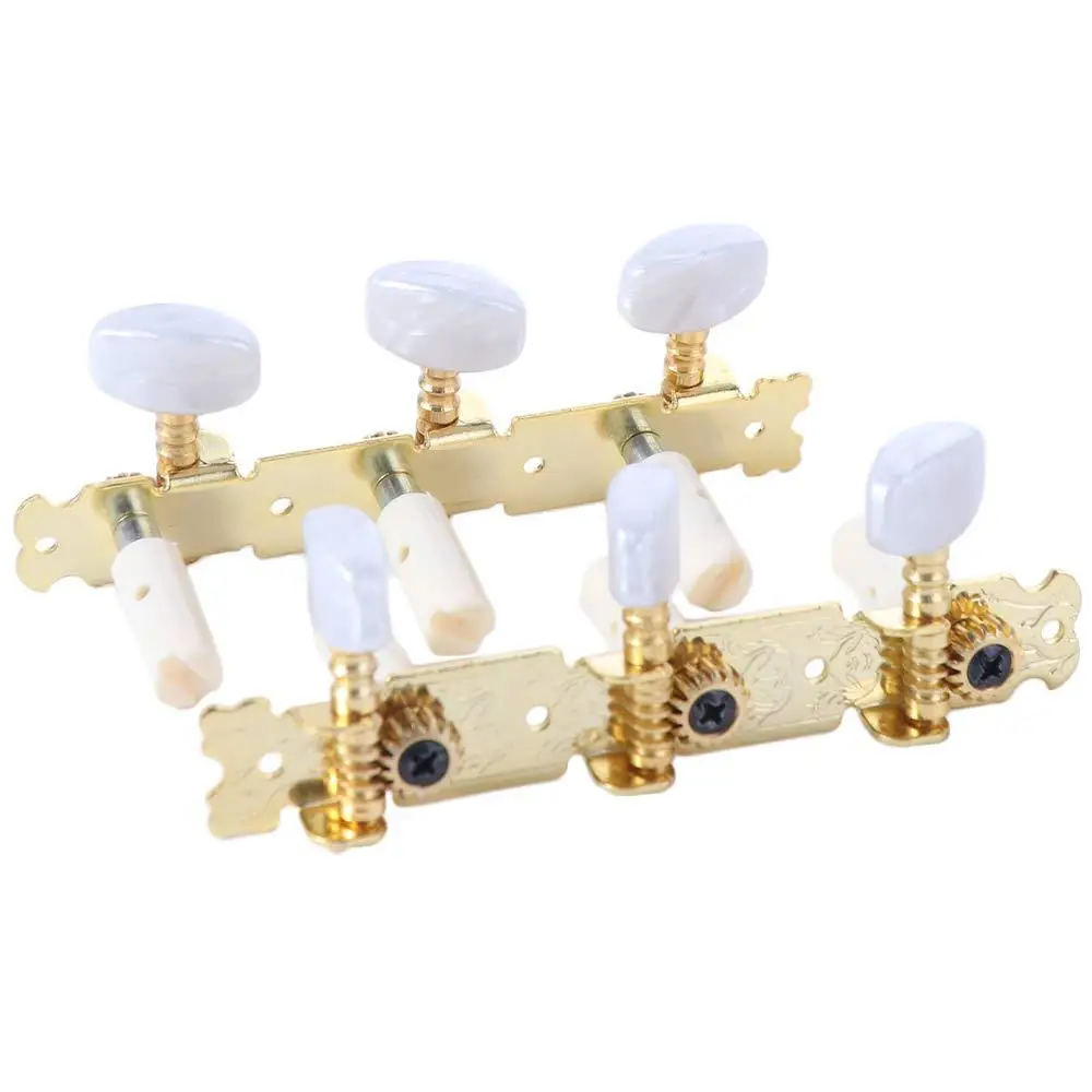 2Pcs/Set Metal Classical Guitar Tuning Pegs Semi-closed Machine Heads Machine Head Tuners Keys 3L 3R Durable
2Pcs/Set Metal Classical Guitar Tuning Pegs Semi-closed Machine Heads Machine Head Tuners Keys 3L 3R Durable