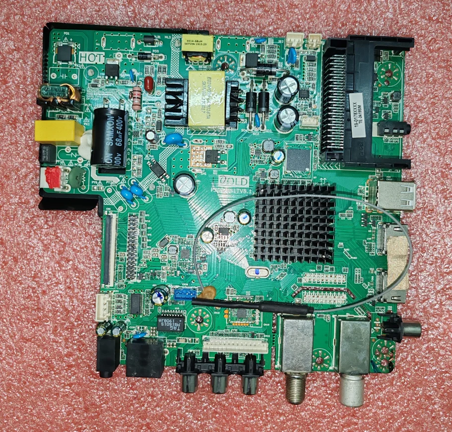P50-2841TV8.1 Three in one TV motherboard, physical photo, tested well for 36--42v 320ma
P50-2841TV8.1 Three in one TV motherboard, physical photo, tested well for 36--42v 320ma