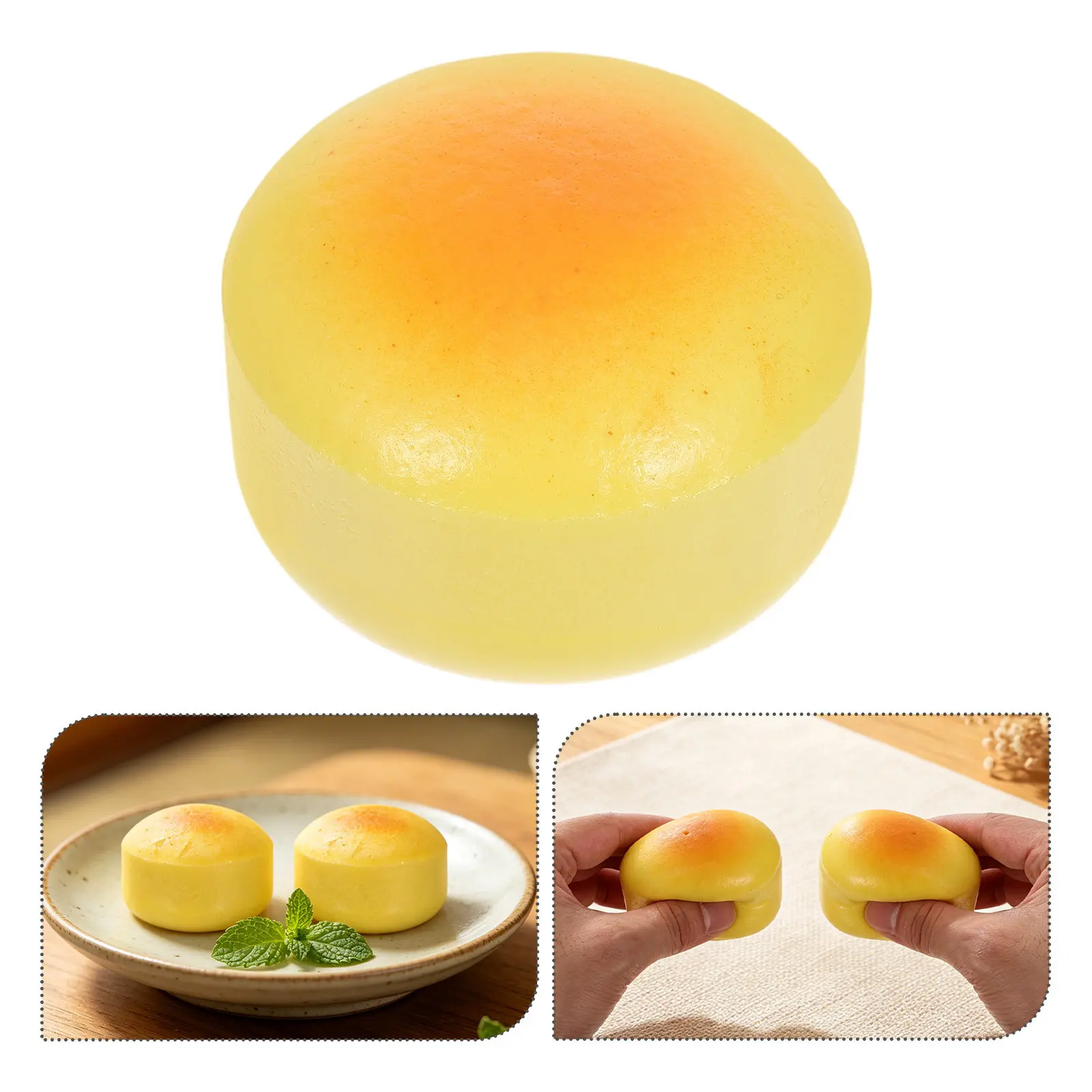 6Pcs Realistic Cheese Bread Squeeze Soft Scented Pastry Food Mini Fake Cake Bakery Party Decoration for Stress Relief
6Pcs Realistic Cheese Bread Squeeze Soft Scented Pastry Food Mini Fake Cake Bakery Party Decoration for Stress Relief