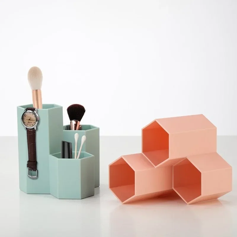 Large Capacity Desk Pen Holder, School Office Stationery, Makeup Storage Box, Desktop Organizer Stand, Brush Holder, 3 Lattices
Large Capacity Desk Pen Holder, School Office Stationery, Makeup Storage Box, Desktop Organizer Stand, Brush Holder, 3 Lattices