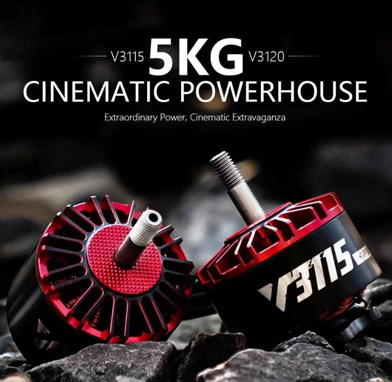 TMOTOR V3115 for 3-12S 8-11 Inch X4 X8 Cinematic Drones FPV Motor 400KV 640KV 900KV 1050KV
TMOTOR V3115 for 3-12S 8-11 Inch X4 X8 Cinematic Drones FPV Motor 400KV 640KV 900KV 1050KV