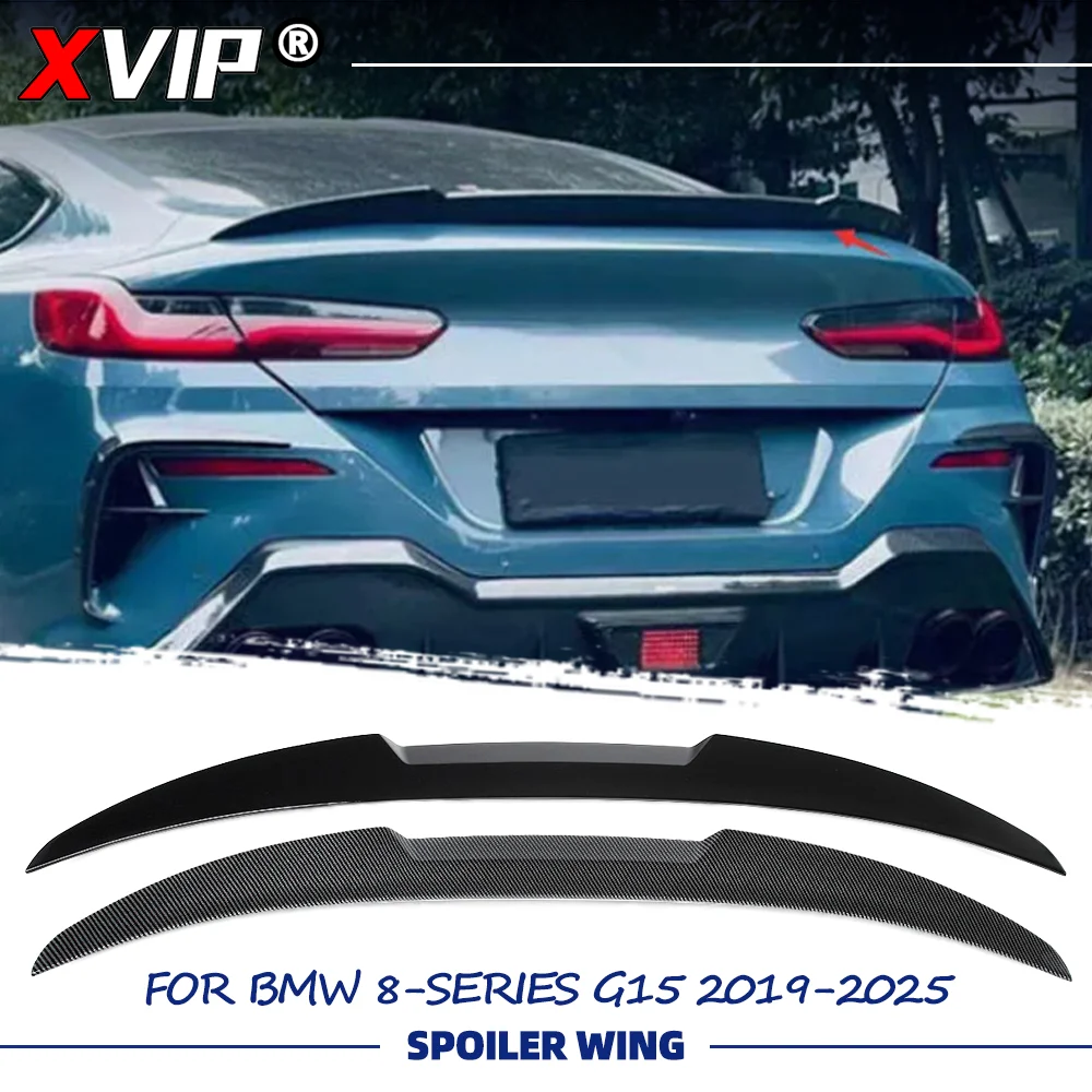 XVIP Глянцевый черный спойлер в стиле M4 с эффектом карбона для BMW 8-й серии G15 2019-2025
XVIP Глянцевый черный спойлер в стиле M4 с эффектом карбона для BMW 8-й серии G15 2019-2025