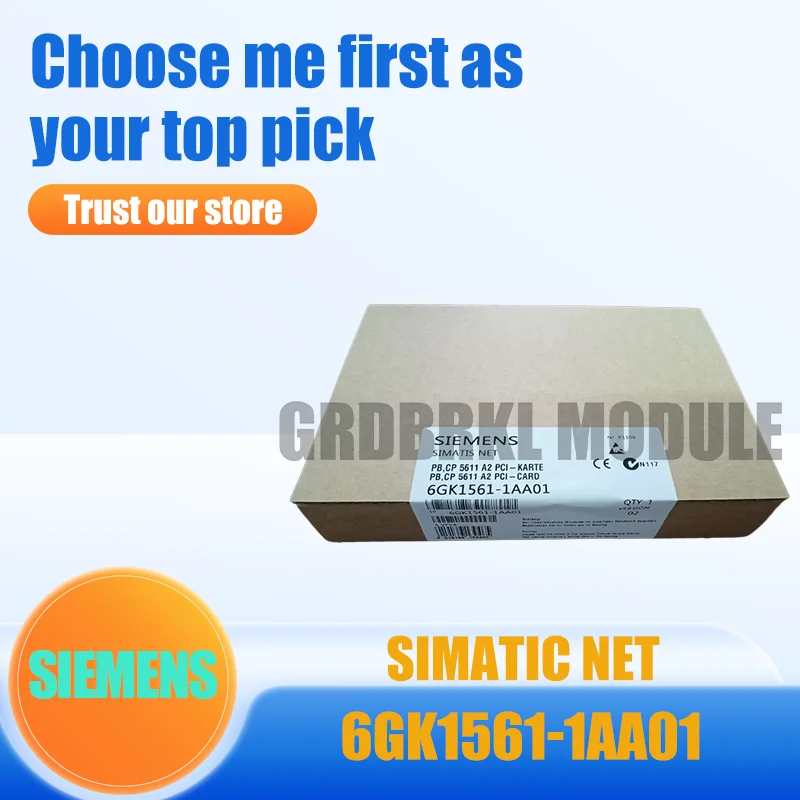 NEW ORIGIANL SIEMENS 6GK1561-1AA01 6GK15611AA01 SIMATIC NET CP5611 PCI Communication Processor Card
NEW ORIGIANL SIEMENS 6GK1561-1AA01 6GK15611AA01 SIMATIC NET CP5611 PCI Communication Processor Card