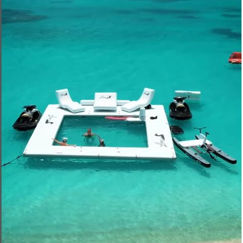 Floating Yacht Inflatable Sea Swimming Pool Yacht Leisure Platform Inflatable Jellyfish Pool with Sofa
Floating Yacht Inflatable Sea Swimming Pool Yacht Leisure Platform Inflatable Jellyfish Pool with Sofa
