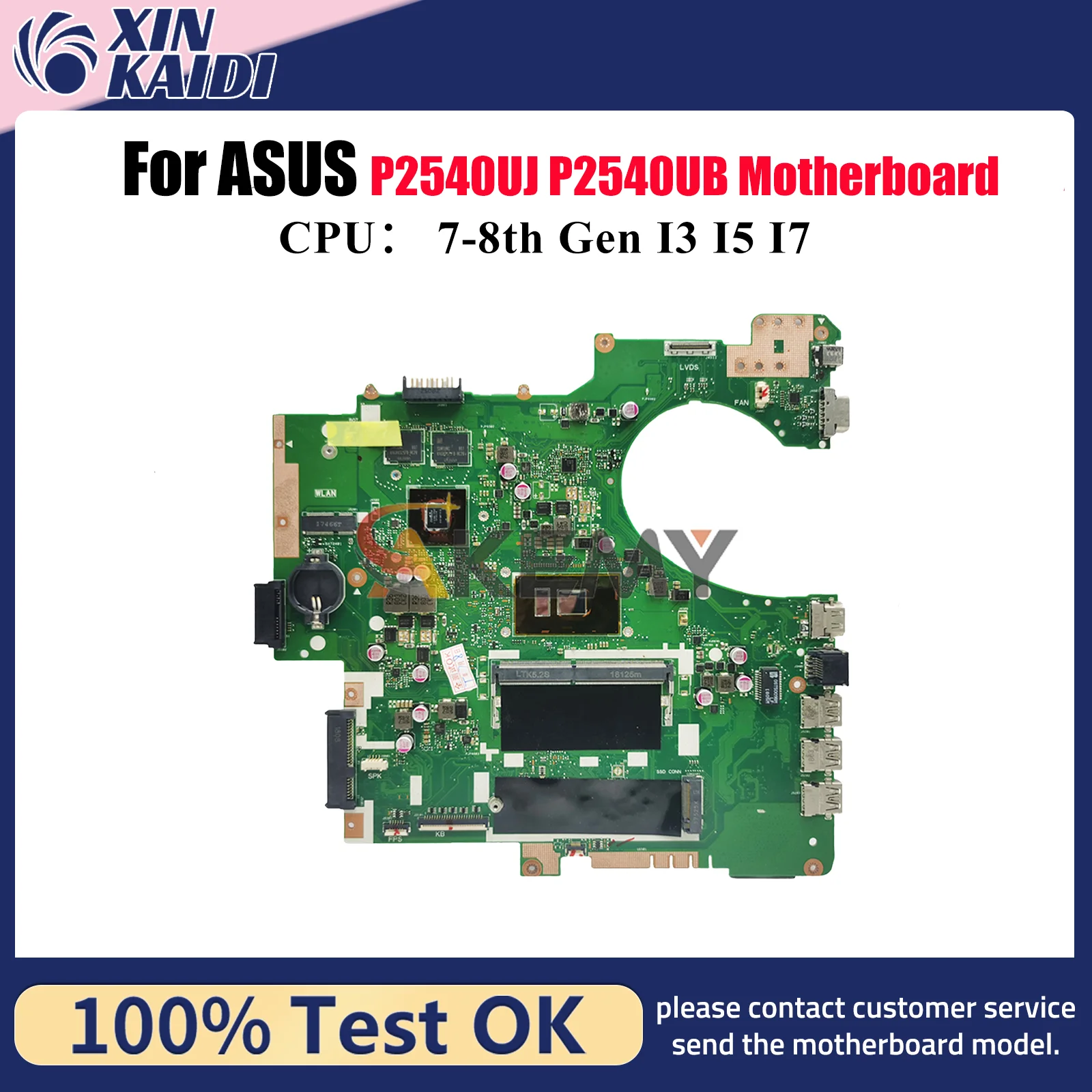 P2540UB Laptop Motherboard For ASUS ProArt P2540UB P2540UJ P2540U Notebook Mainboard With I3 I5 I7 CPU 100% tests OK fast ship
P2540UB Laptop Motherboard For ASUS ProArt P2540UB P2540UJ P2540U Notebook Mainboard With I3 I5 I7 CPU 100% tests OK fast ship
