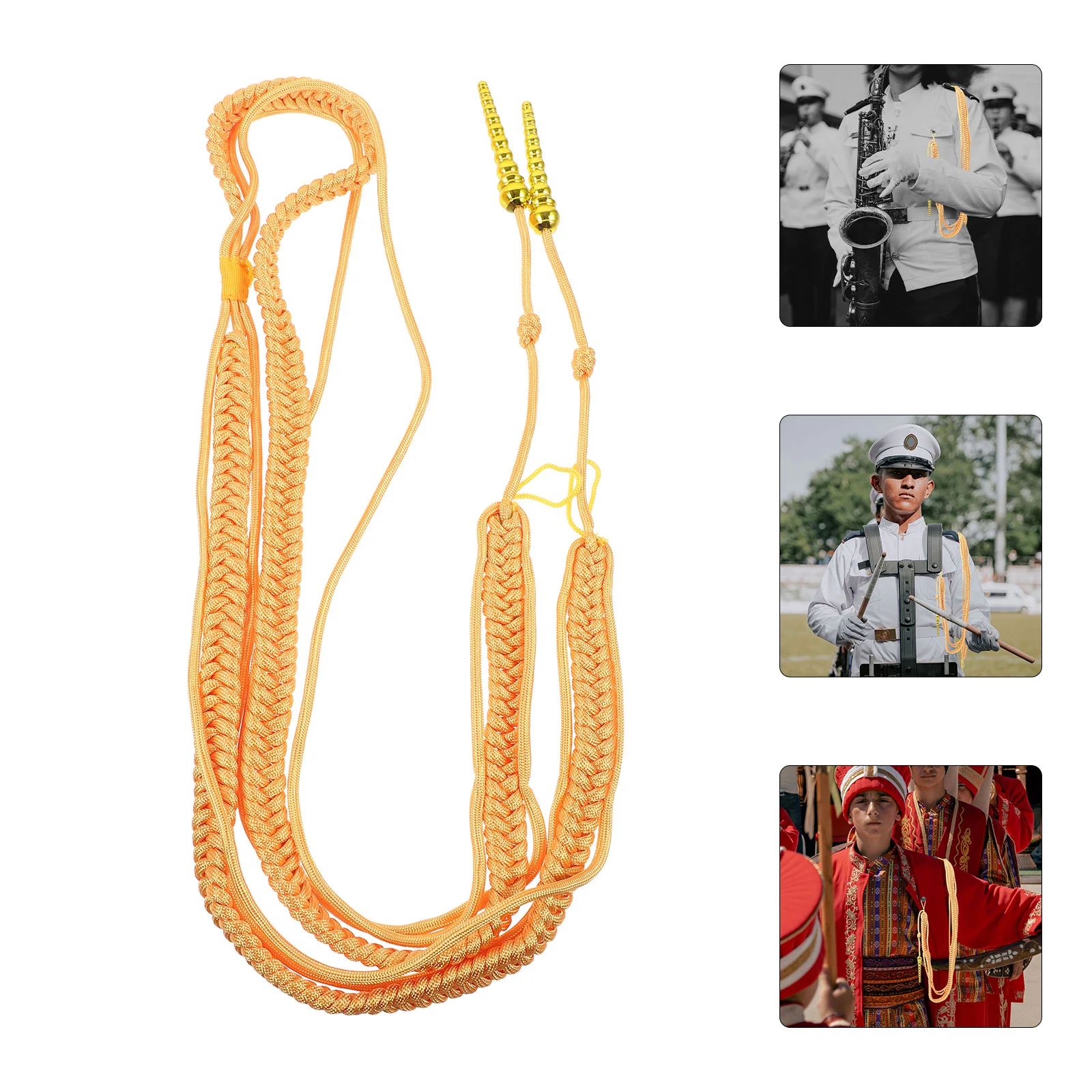 Shoulder Strap Ordinary Dress Ribbon Accessories Plastic Uniform Cosplay Aiguillette Golden Braided
Shoulder Strap Ordinary Dress Ribbon Accessories Plastic Uniform Cosplay Aiguillette Golden Braided