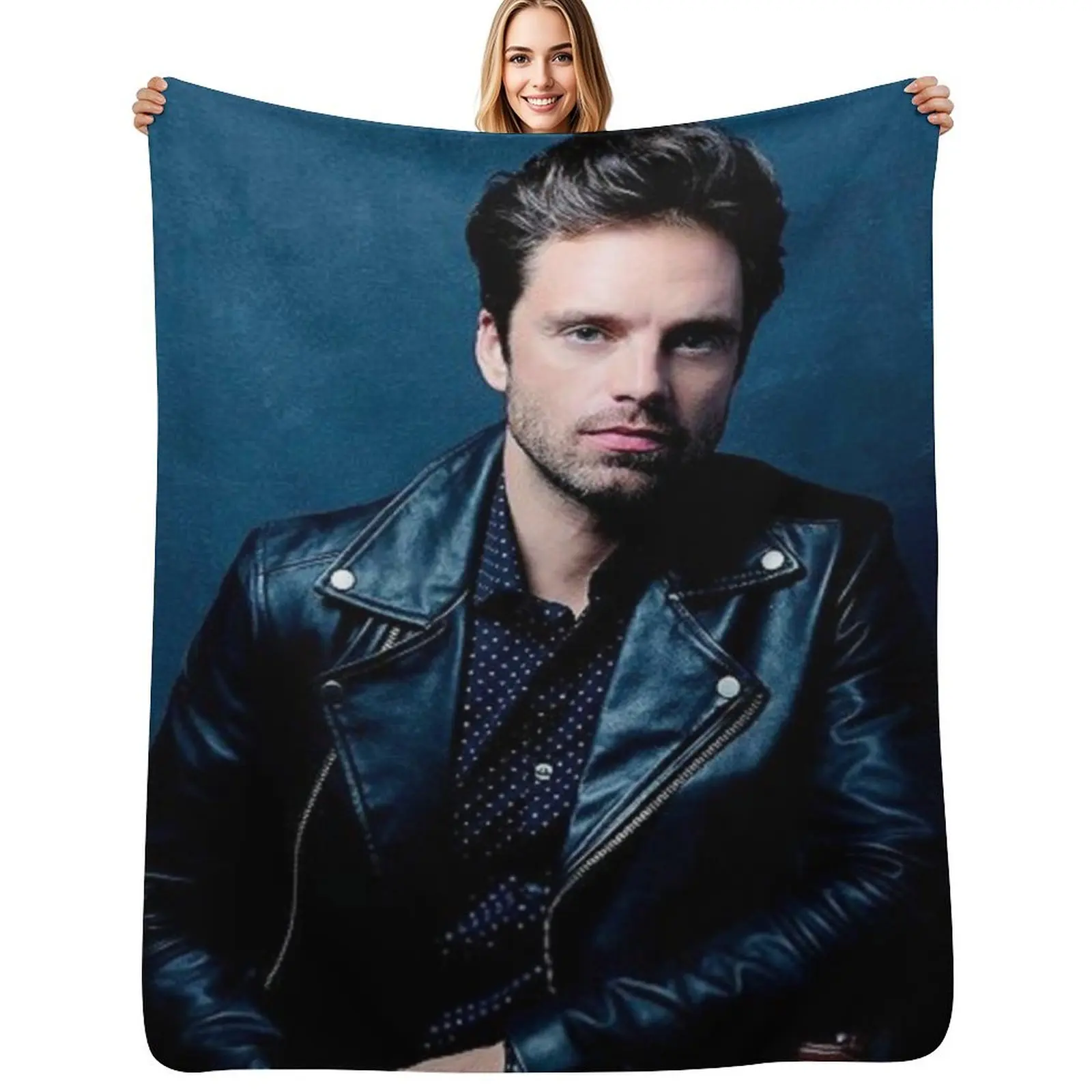 Sebastian Stan Throw Blanket Elegant Warm Throw Blanket for Hotel Home
Sebastian Stan Throw Blanket Elegant Warm Throw Blanket for Hotel Home