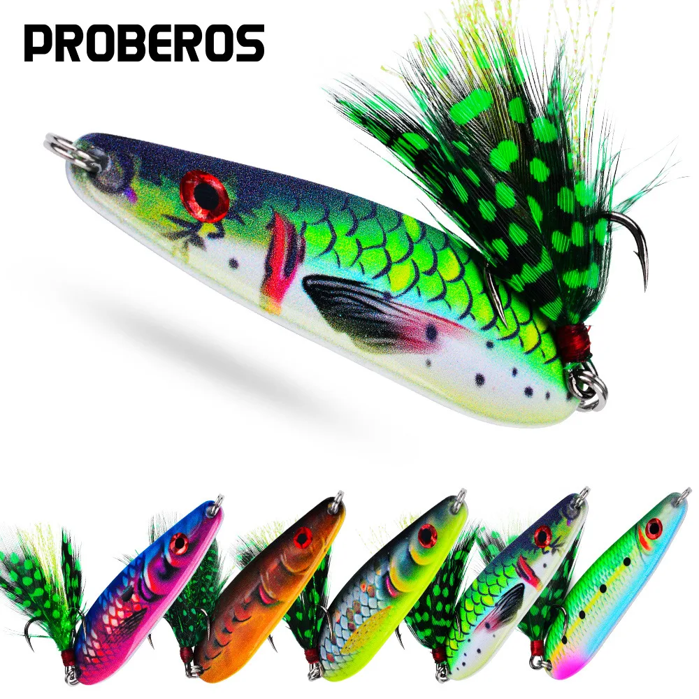 3pcs Metal Sequins Spoon 7.2cm 19g Wobbler Fishing Tackle S Shaped Design Realistic Fish Scale for Bass Feather Triple Hard Bait
3pcs Metal Sequins Spoon 7.2cm 19g Wobbler Fishing Tackle S Shaped Design Realistic Fish Scale for Bass Feather Triple Hard Bait