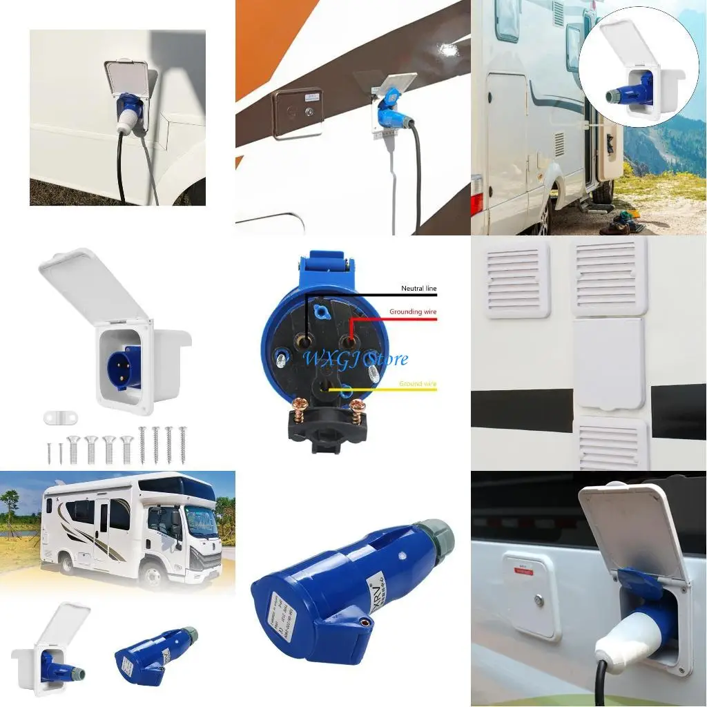 37JE RV 220V-250V 16AMP Lock Запуск с 3 штифтами из нержавеющей стали, белые
37JE RV 220V-250V 16AMP Lock Запуск с 3 штифтами из нержавеющей стали, белые