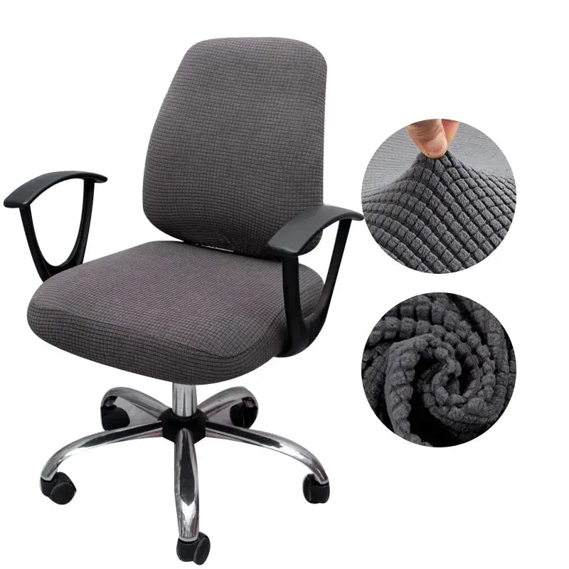 Chair Cover Thicken Solid Office Computer Spandex Split Seat Cover Universal Office Anti-dust Armchair Cover
Chair Cover Thicken Solid Office Computer Spandex Split Seat Cover Universal Office Anti-dust Armchair Cover