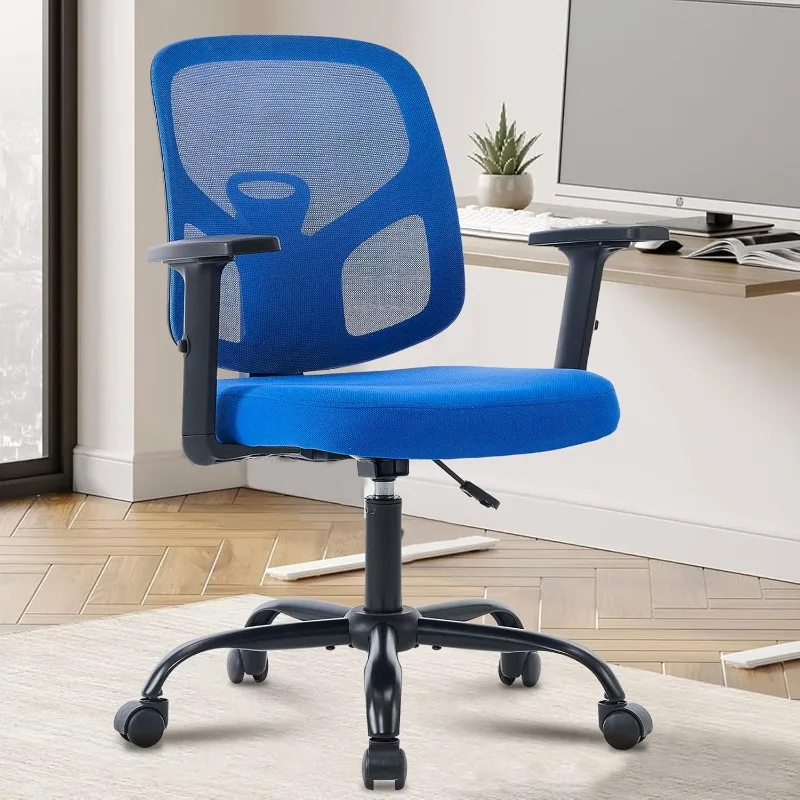 Office Computer Desk Chair, Ergonomic Mesh Rolling Work Swivel Chairs Adjustable Cute Task Chair with Armrests Lumbar Support
Office Computer Desk Chair, Ergonomic Mesh Rolling Work Swivel Chairs Adjustable Cute Task Chair with Armrests Lumbar Support