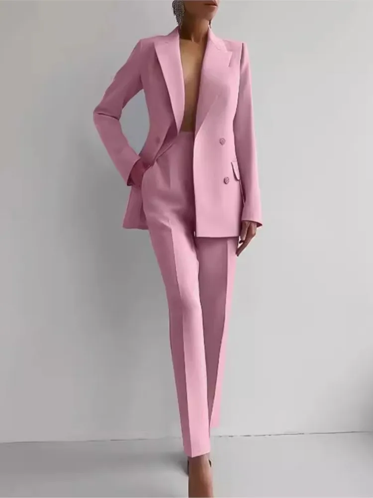 Fashion Casual Professional Wear Women's Trousers Set Spring And Summer Temperament Elegant Slim Simple Solid Color Trousers Set
Fashion Casual Professional Wear Women's Trousers Set Spring And Summer Temperament Elegant Slim Simple Solid Color Trousers Set