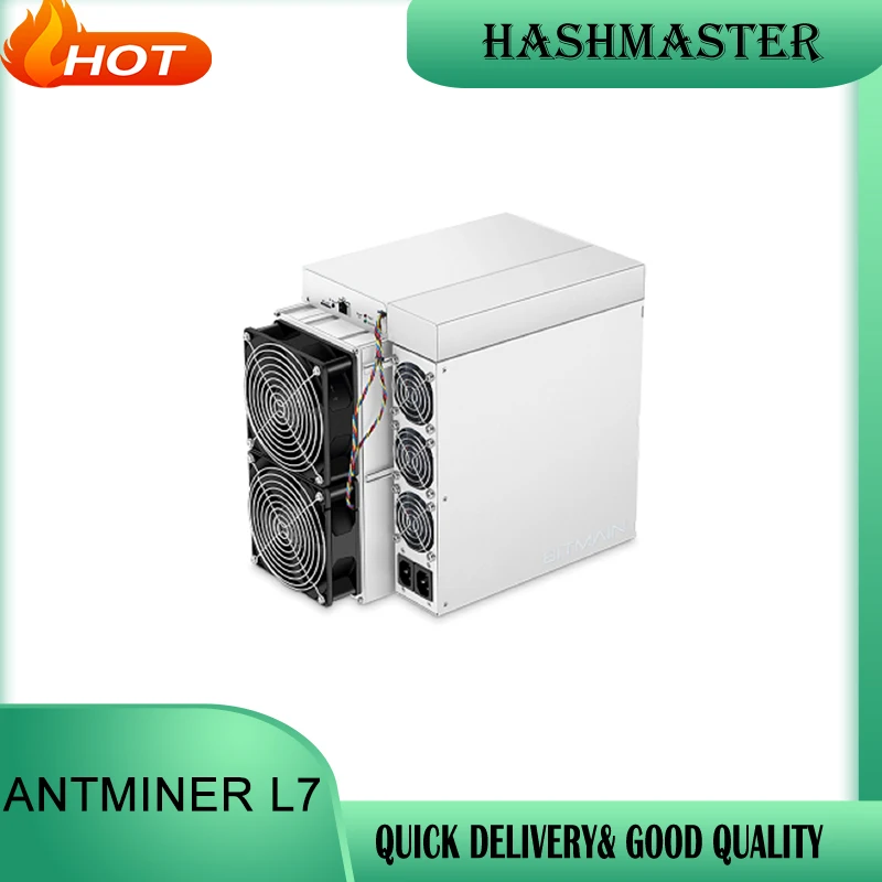 Antminer L7 9500/9300 MH/S Bitmain Dogecoin/LTC Mining Master 3425W Power Supply Included
Antminer L7 9500/9300 MH/S Bitmain Dogecoin/LTC Mining Master 3425W Power Supply Included