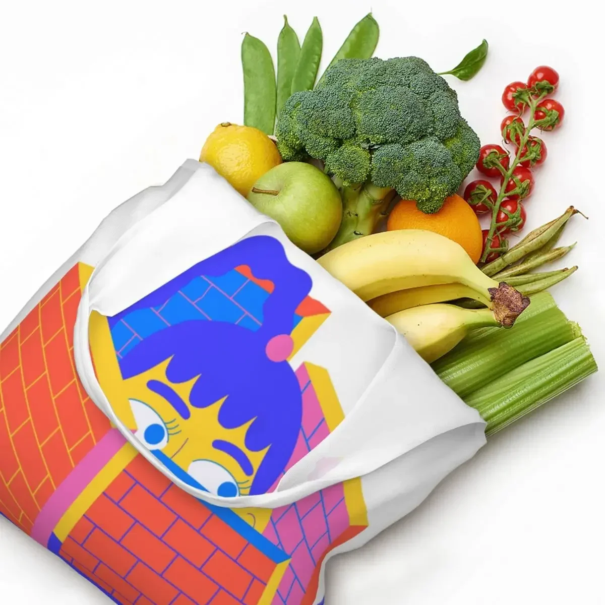 Shopping Bag Canvas Shopper Shoulder Tote Bags Large Capacity Portable Street Mmural Art Eldridge Bags Handbags
Shopping Bag Canvas Shopper Shoulder Tote Bags Large Capacity Portable Street Mmural Art Eldridge Bags Handbags