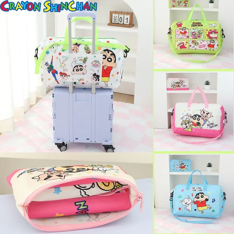 2pcs Set Crayon Shin-chan Large Capacity Travel Bag Anime Women Portable Clothing Storage Canvas Shoulder Bag Luggage Handbag
2pcs Set Crayon Shin-chan Large Capacity Travel Bag Anime Women Portable Clothing Storage Canvas Shoulder Bag Luggage Handbag