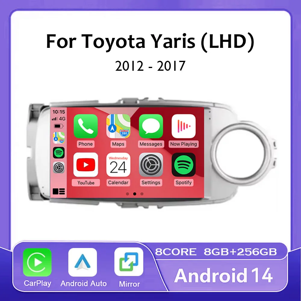 Android 14 Carplay Auto для Toyota Yaris RHD 2012 2013 2014 2015 2016 2017 Автомобильный радиоприемник GPS Мультимедийный плеер Стерео WIFI Головное устройство
Android 14 Carplay Auto для Toyota Yaris RHD 2012 2013 2014 2015 2016 2017 Автомобильный радиоприемник GPS Мультимедийный плеер Стерео WIFI Головное устройство
