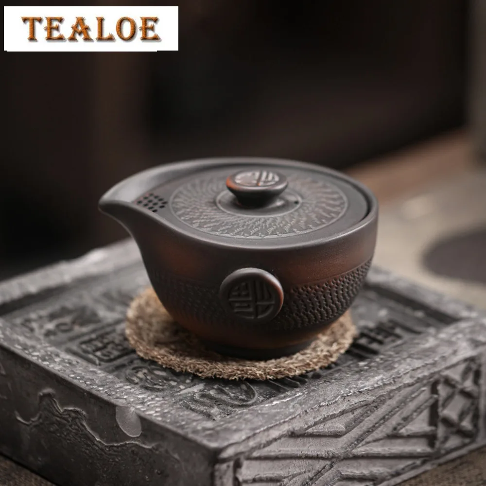 150ml Qingxi Purple Pottery Hand Grab Gaiwan Handmade Jumping Knife Tea Tureen Tea Maker Cover Bowl Teapot Tea Services Gift
150ml Qingxi Purple Pottery Hand Grab Gaiwan Handmade Jumping Knife Tea Tureen Tea Maker Cover Bowl Teapot Tea Services Gift