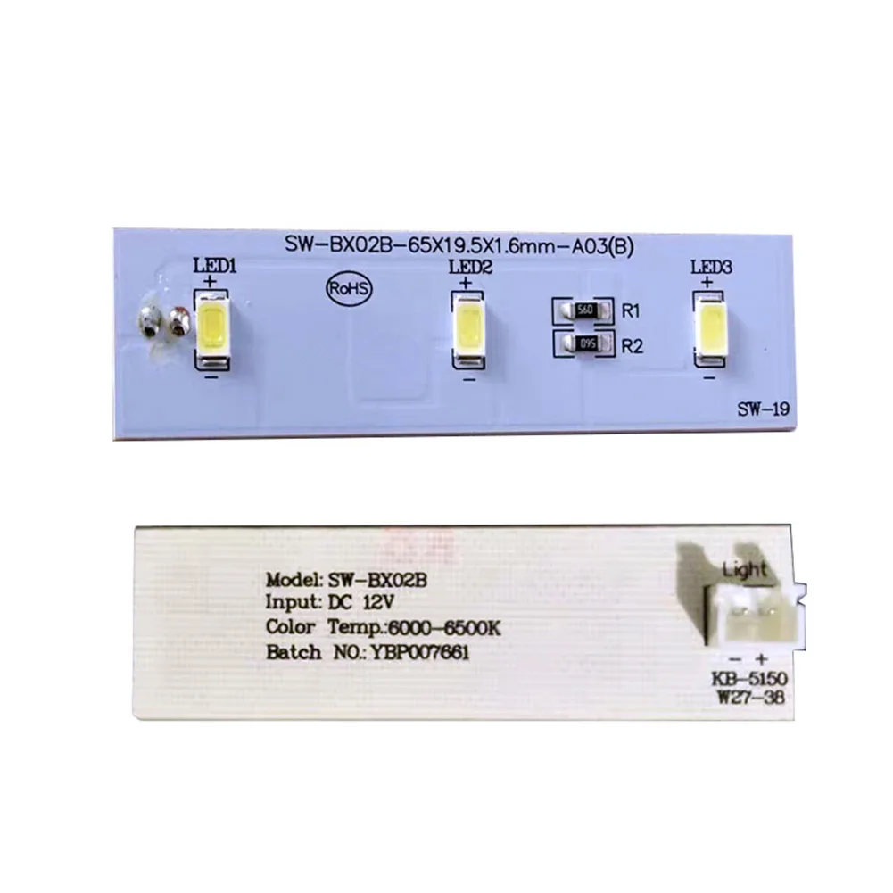 1/2pcs Home Appliances Strip Light Candy Fridge Light Assembly SW-BX02B / 49031078 Refrigerator Parts 12V DC Via 2 Pin Connector
1/2pcs Home Appliances Strip Light Candy Fridge Light Assembly SW-BX02B / 49031078 Refrigerator Parts 12V DC Via 2 Pin Connector