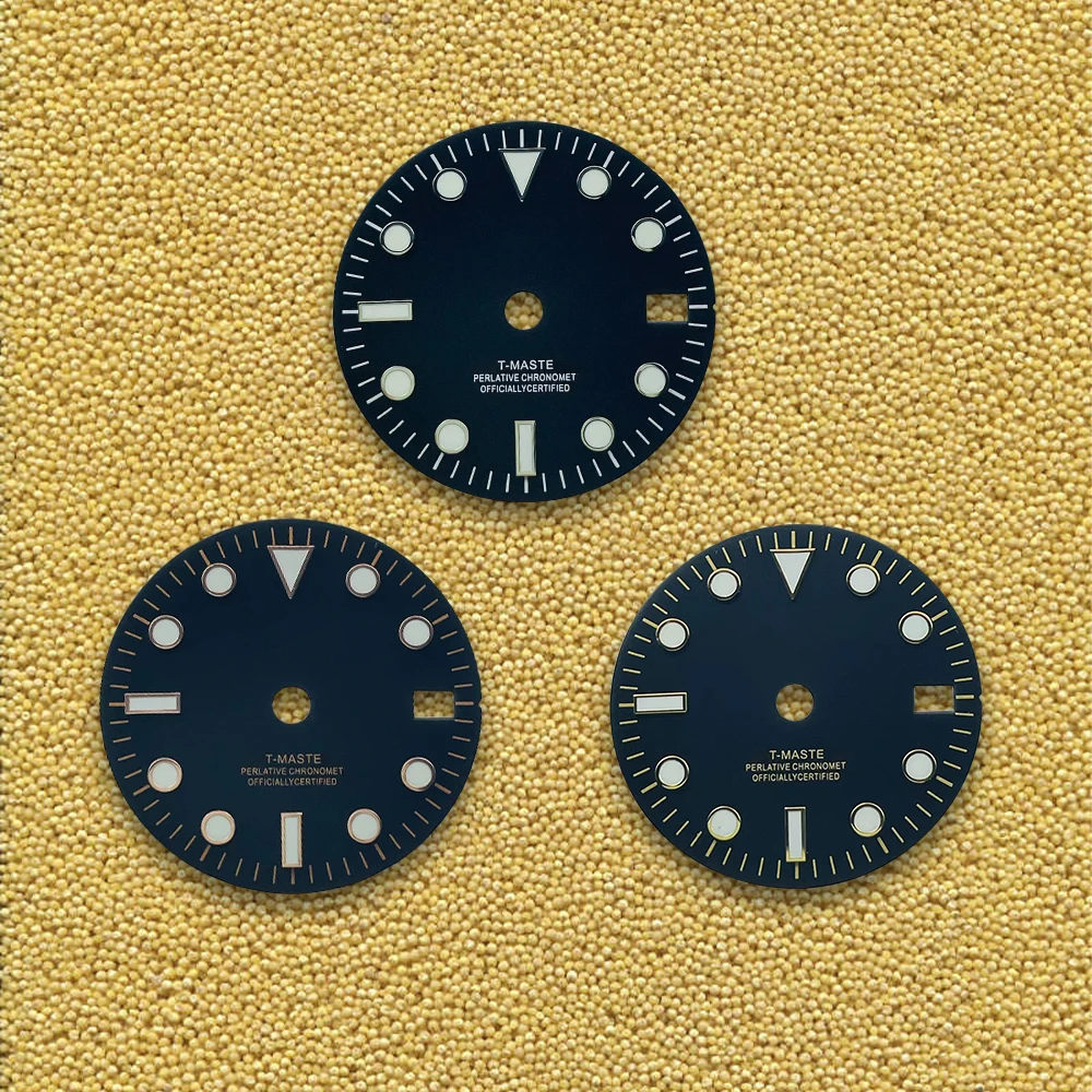 28.5mm S Logo Dial for NH35 Movement High-Quality Green Luminous Watch Black Warrior Modification repair Accessories
28.5mm S Logo Dial for NH35 Movement High-Quality Green Luminous Watch Black Warrior Modification repair Accessories