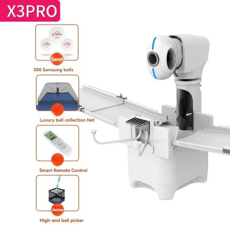 New Table Tennis Ball Machine Professional Training Test APP Intelligent Free Programming Home Automatic Ball
New Table Tennis Ball Machine Professional Training Test APP Intelligent Free Programming Home Automatic Ball