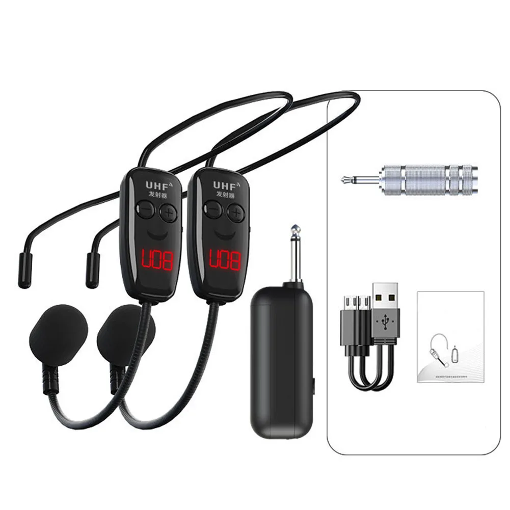 With Dual Headset Wireless Microphone Long Battery Life No Delay No Radiation Signal Stability 2-in-1 Design For Teaching
With Dual Headset Wireless Microphone Long Battery Life No Delay No Radiation Signal Stability 2-in-1 Design For Teaching