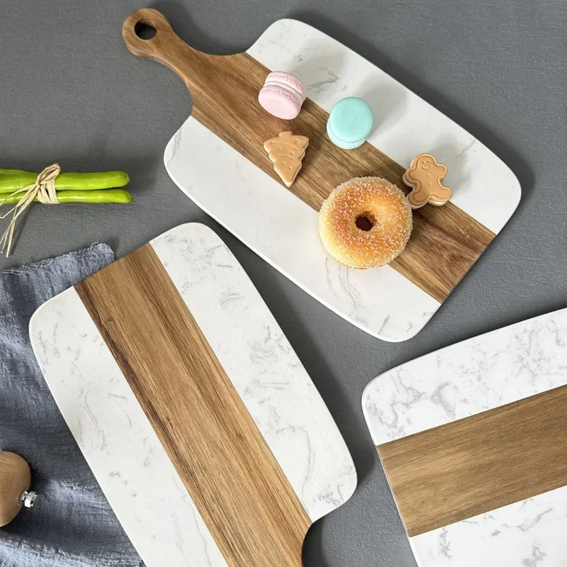 Leeseph Acacia Wood Marble Cutting Board, Charcuterie Board Party Plate Cheese Cutting Board for Kitchen, Restaurants, Party
Leeseph Acacia Wood Marble Cutting Board, Charcuterie Board Party Plate Cheese Cutting Board for Kitchen, Restaurants, Party