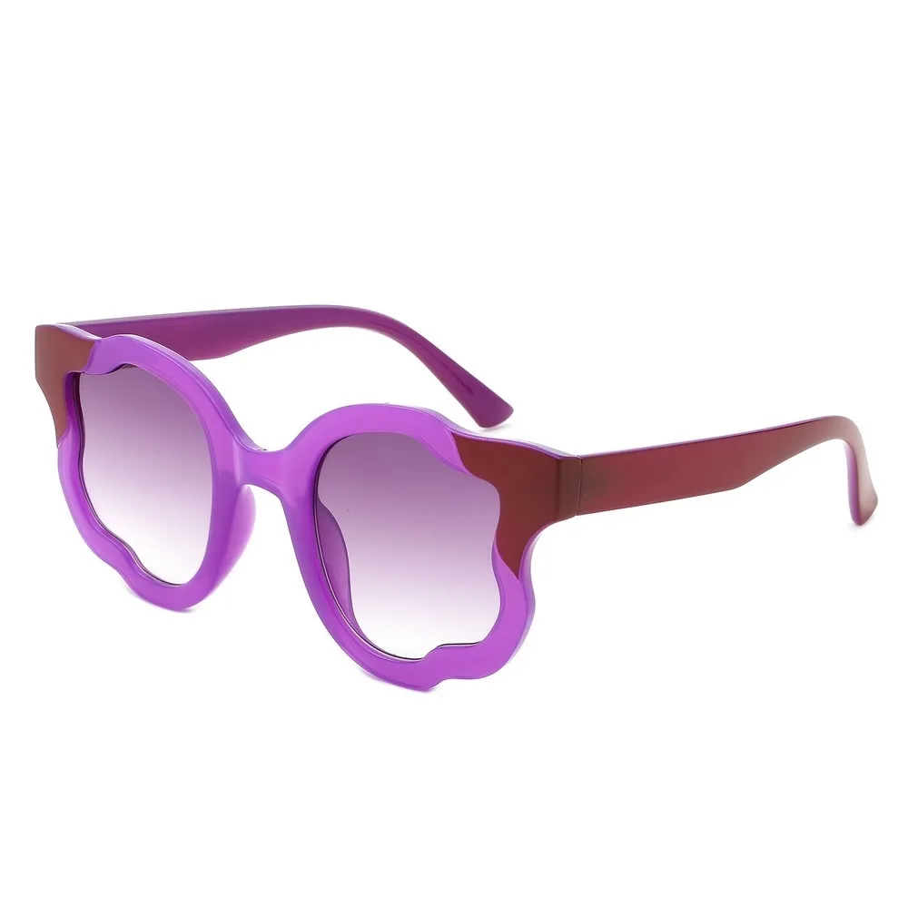 1pc Petal-Shaped Color-Block Glasses, No-Makeup Face-Flattering Sweet Girly
1pc Petal-Shaped Color-Block Glasses, No-Makeup Face-Flattering Sweet Girly