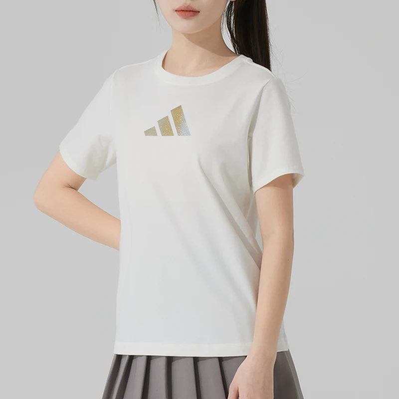 Adidas T-Shirt Women's Sportswear Fitness Training Running Exercise Soft Comfortable Breathable Short-Sleeved Top Jm8803
Adidas T-Shirt Women's Sportswear Fitness Training Running Exercise Soft Comfortable Breathable Short-Sleeved Top Jm8803