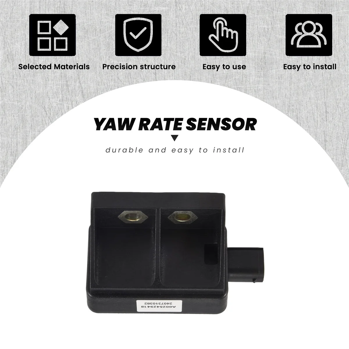N32R_For MERCEDES Benz SLK ML C240 2001-2003 Car Yaw Rate Sensor Traction Control Module 0025429418
N32R_For MERCEDES Benz SLK ML C240 2001-2003 Car Yaw Rate Sensor Traction Control Module 0025429418