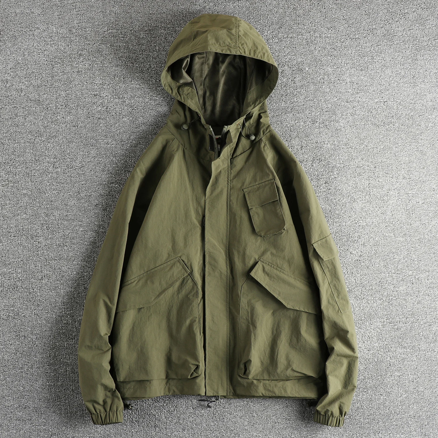 Vintage high street trend purple cargo jacket Men's outdoor casual multi-pocket youth hooded trench coat
Vintage high street trend purple cargo jacket Men's outdoor casual multi-pocket youth hooded trench coat