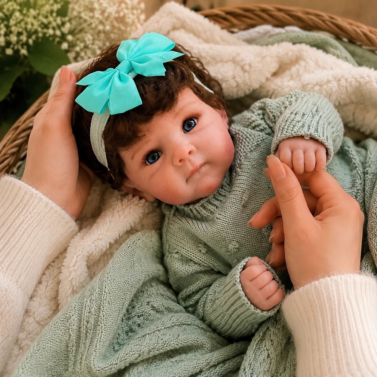18 Inch Bettie Reborn Baby Doll Cloth Body With Rooted Hair, Lifelike Realistic Newborn Collectible Toy Gift
18 Inch Bettie Reborn Baby Doll Cloth Body With Rooted Hair, Lifelike Realistic Newborn Collectible Toy Gift