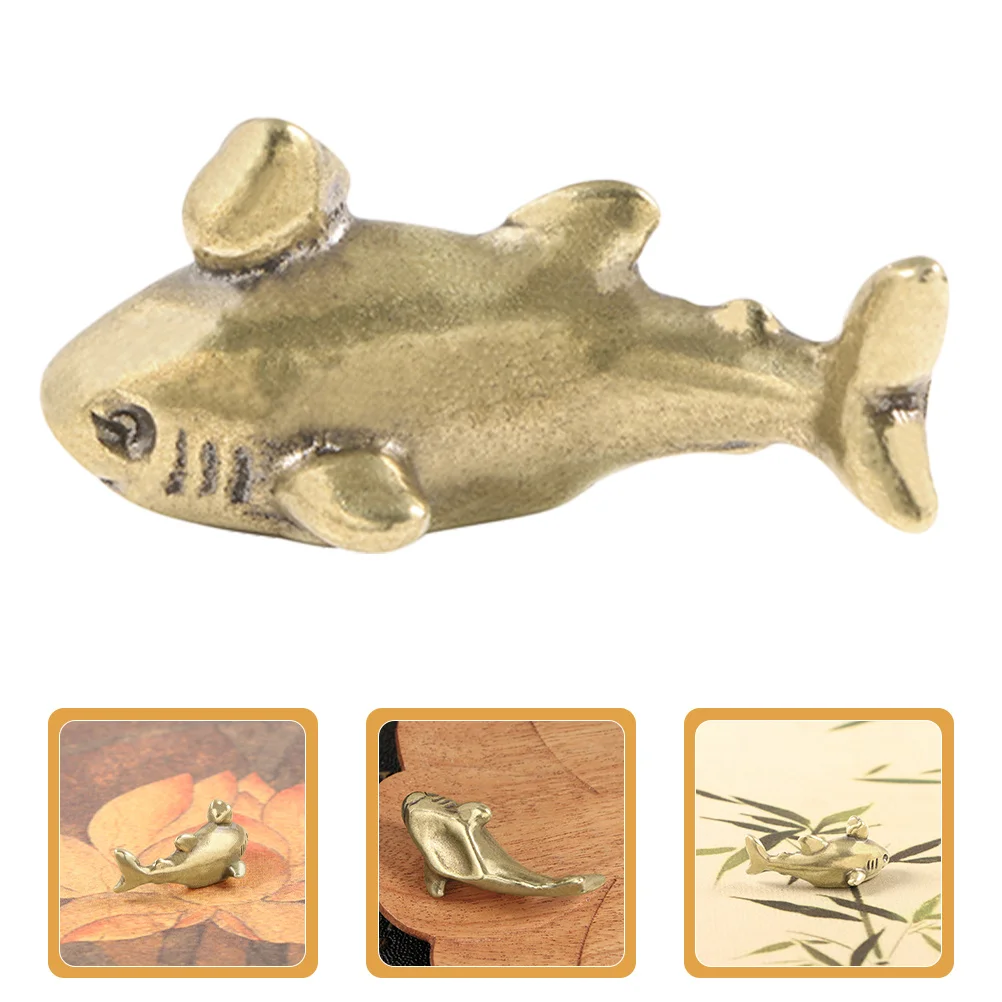 2Pcs Mini Brass Shark Sculpture Vintage Finish Desktop Animal Decor Office Desk Craft Bronze Figure
2Pcs Mini Brass Shark Sculpture Vintage Finish Desktop Animal Decor Office Desk Craft Bronze Figure
