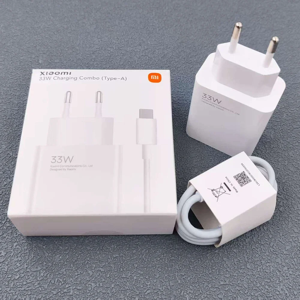 Комплект зарядного устройства для Xiaomi 33 Вт EU, адаптер для быстрой зарядки турбонаддува с кабелем 6A Type-C для Redmi Mi 11 Note 12 11 pro POCO X4 M4 pro 1M
Комплект зарядного устройства для Xiaomi 33 Вт EU, адаптер для быстрой зарядки турбонаддува с кабелем 6A Type-C для Redmi Mi 11 Note 12 11 pro POCO X4 M4 pro 1M