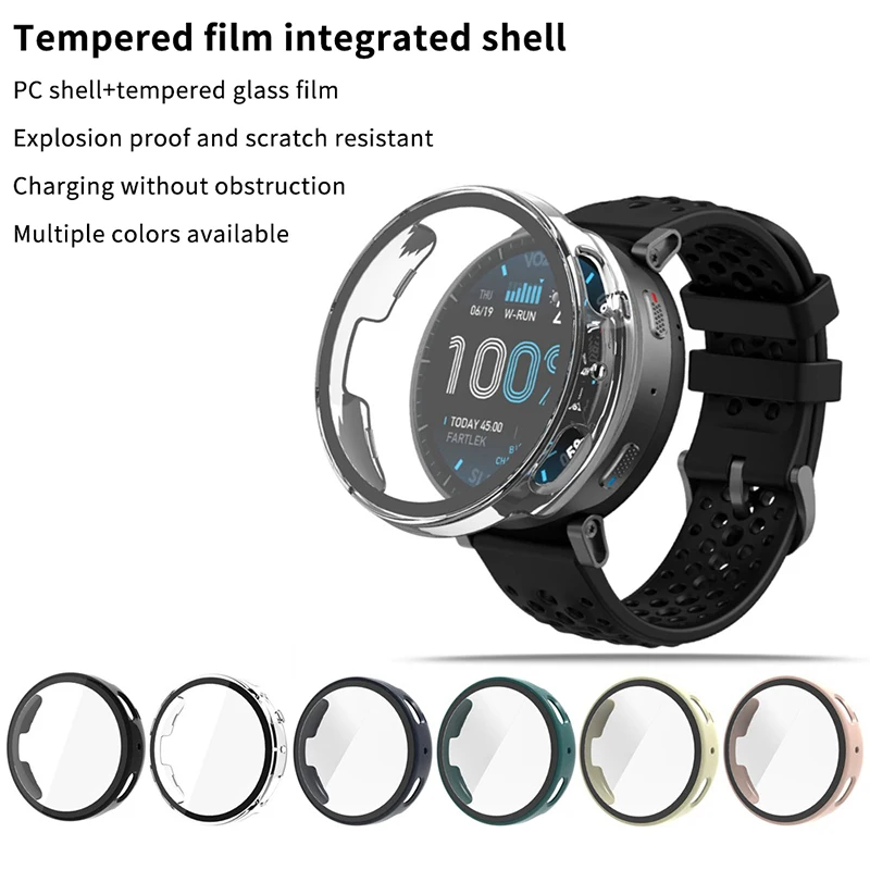 PC Full Coverage Protective Case Anti- Tempered Glass Screen Protector Shell For AMAZFIT ACTIVE MAX
PC Full Coverage Protective Case Anti- Tempered Glass Screen Protector Shell For AMAZFIT ACTIVE MAX