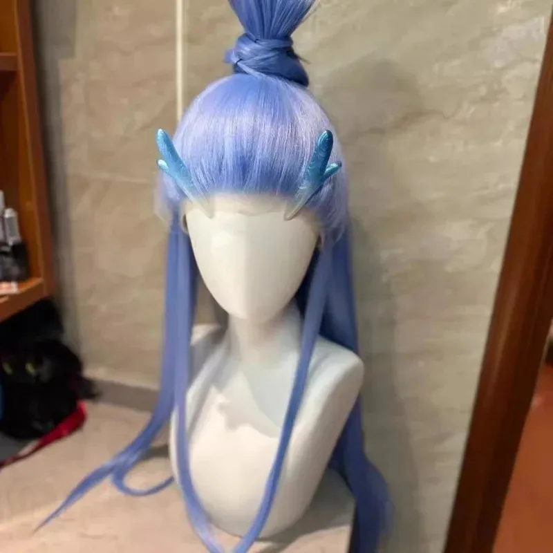 AIAI 2025Nezha 2 Оранжевый Принц Косплей Светло-Голубой С Рогом Дракона Синтетический Длинный Прямой Аниме Козер Парик Хэллоуин 
AIAI 2025Nezha 2 Оранжевый Принц Косплей Светло-Голубой С Рогом Дракона Синтетический Длинный Прямой Аниме Козер Парик Хэллоуин