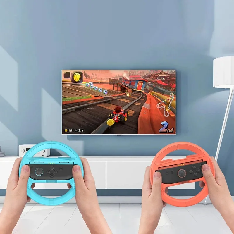 For Switch2 Racing Game Grip Wireless Bluetooth Game Controller Joystick Game Controller Dual Vibration Game Accessories
