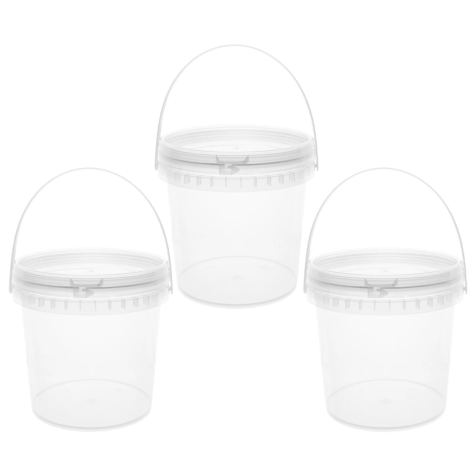 3pcs Ice Cream Transparent Clear Plastic Storage Containers Freezing Jam Bucket With Sealing Lid Leakproof Handle For Baby Food
3pcs Ice Cream Transparent Clear Plastic Storage Containers Freezing Jam Bucket With Sealing Lid Leakproof Handle For Baby Food