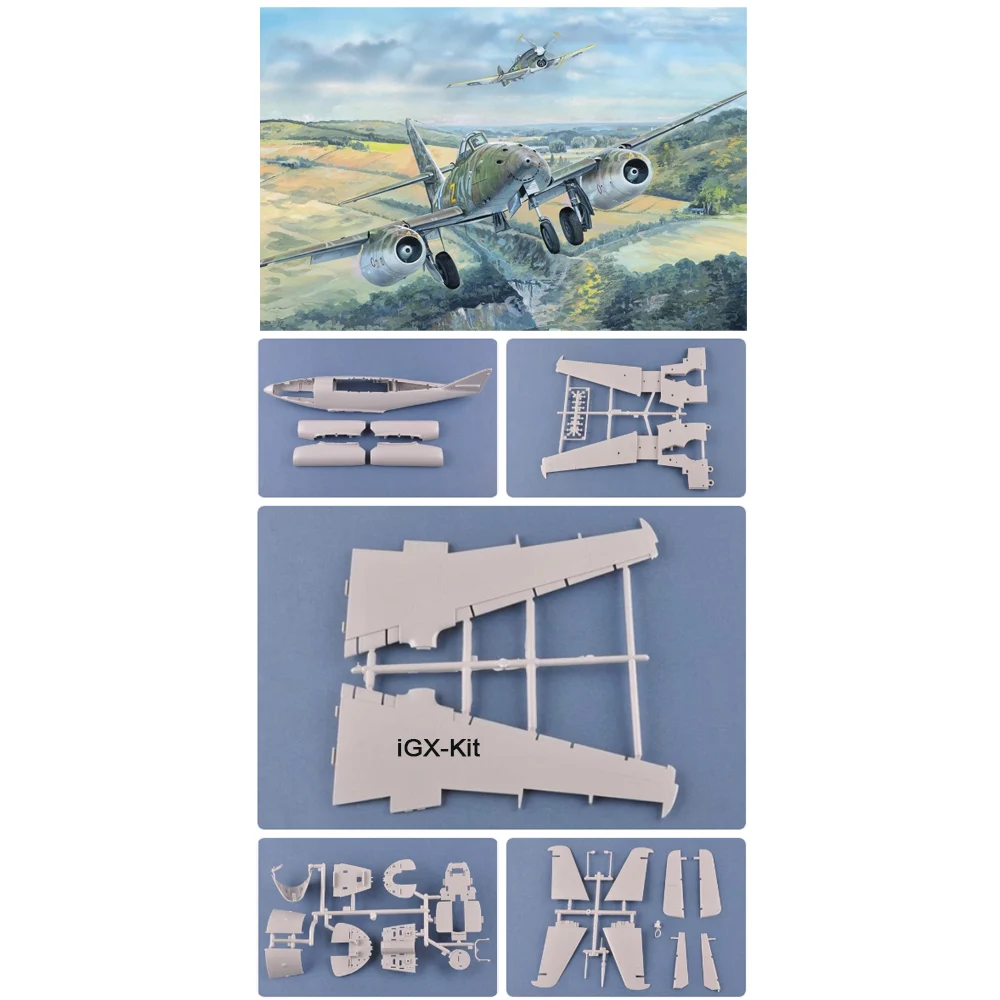 Hobbyboss 81805 1:18 Scale Me262 Me-262 Me262A Me262A-1a Fighter Aircraft Hobby Assembly Plastic Model Building Kit
Hobbyboss 81805 1:18 Scale Me262 Me-262 Me262A Me262A-1a Fighter Aircraft Hobby Assembly Plastic Model Building Kit