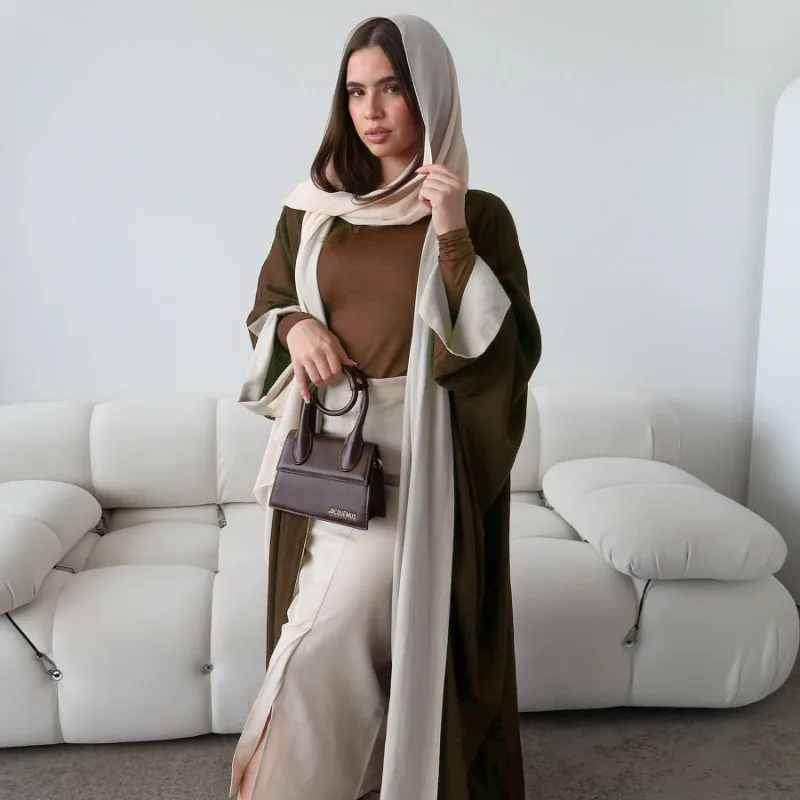 Muslim Abaya Open Stitch Modest Kimono Dubai Luxury Cardigan Coat for Women Islam Kebaya Caftan Marocain Robe Femme Musulmane
Muslim Abaya Open Stitch Modest Kimono Dubai Luxury Cardigan Coat for Women Islam Kebaya Caftan Marocain Robe Femme Musulmane