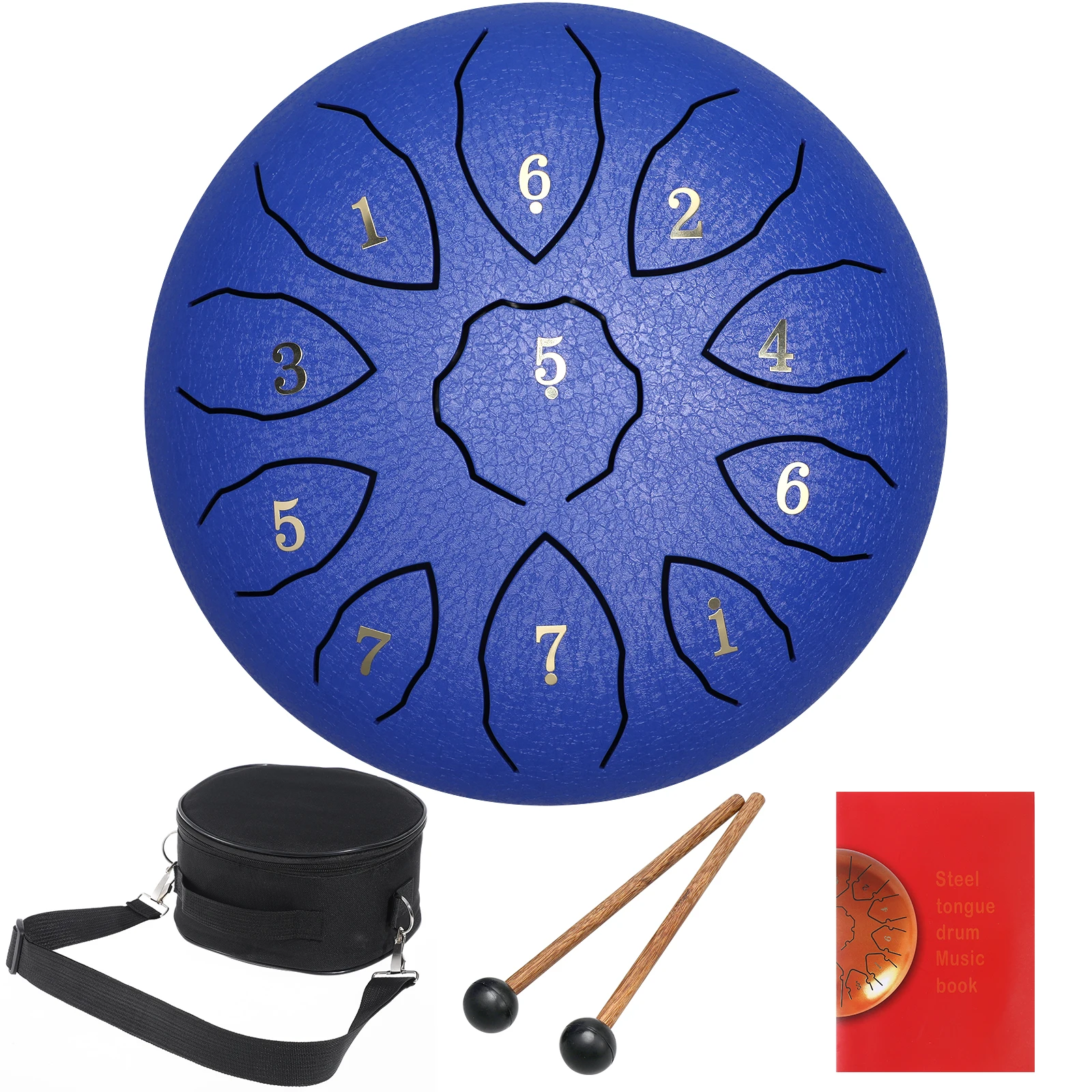 8 Inch 11 Notes Blue Ethereal Drum Set Drumsticks Black Case Music Book Kids Toddlers Adults Percussion Instrument Toy Musical
8 Inch 11 Notes Blue Ethereal Drum Set Drumsticks Black Case Music Book Kids Toddlers Adults Percussion Instrument Toy Musical