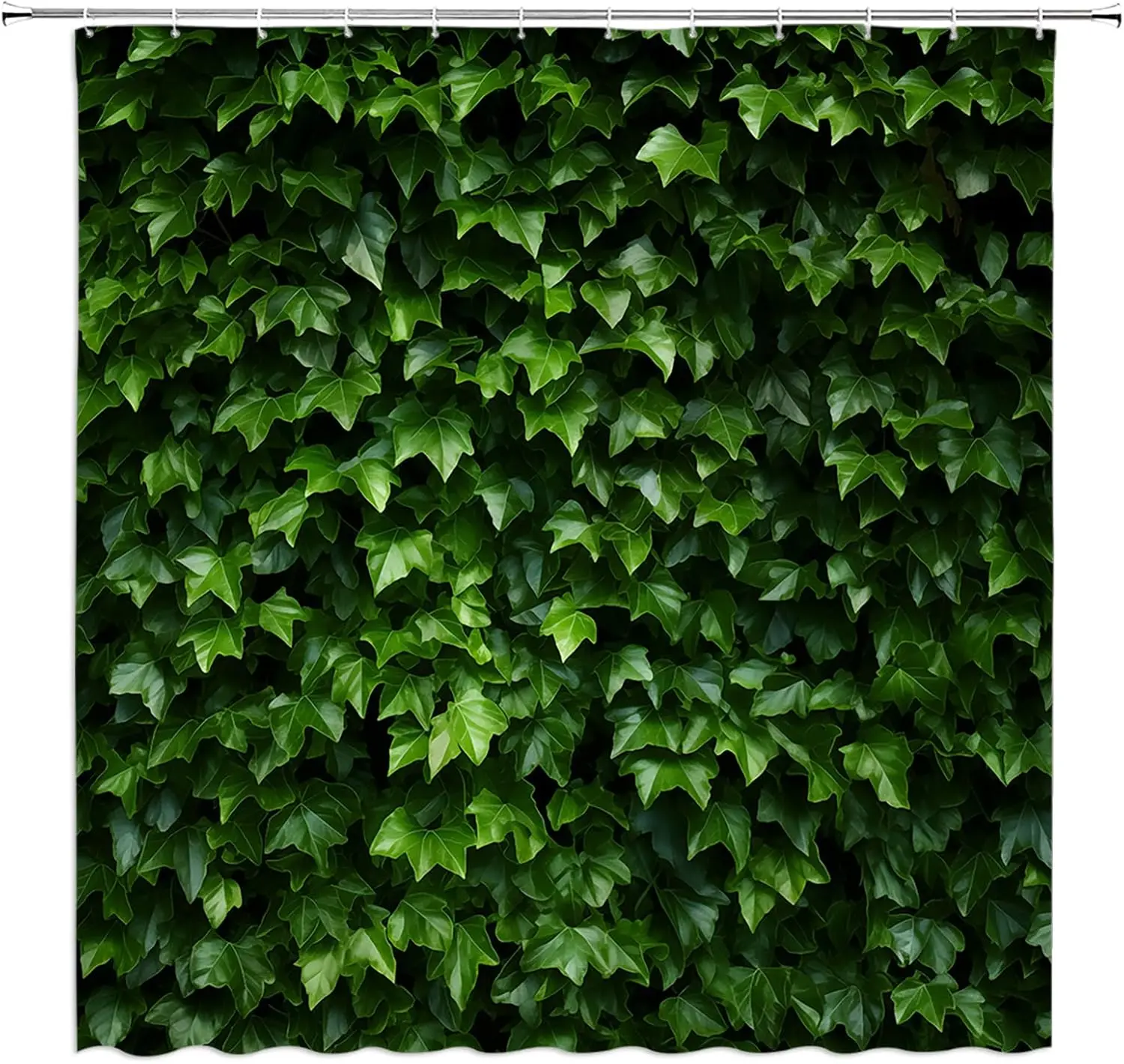 Green Ivy Leaf Pattern Waterproof Shower Curtain 180x180cm - Jungle Nature Theme Bath Curtain for Spa Style Decor
Green Ivy Leaf Pattern Waterproof Shower Curtain 180x180cm - Jungle Nature Theme Bath Curtain for Spa Style Decor